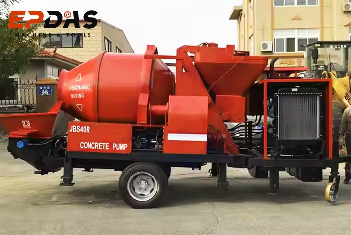 Mobile Concrete Mixer With Pump Mobile Concrete Mixer With Pump